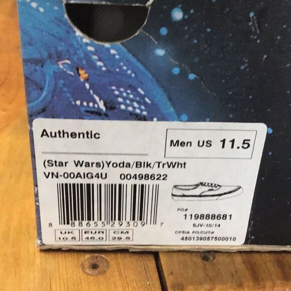 Star Wars vans hard to find Yoda worn one time size 11 1/2 - Picture 11 of 11